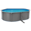 Морозоустойчивый бассейн PoolMagic Anthracite овальный 6.1x3.6x1.3 м комплект Standart (фильтр Poolmagic)